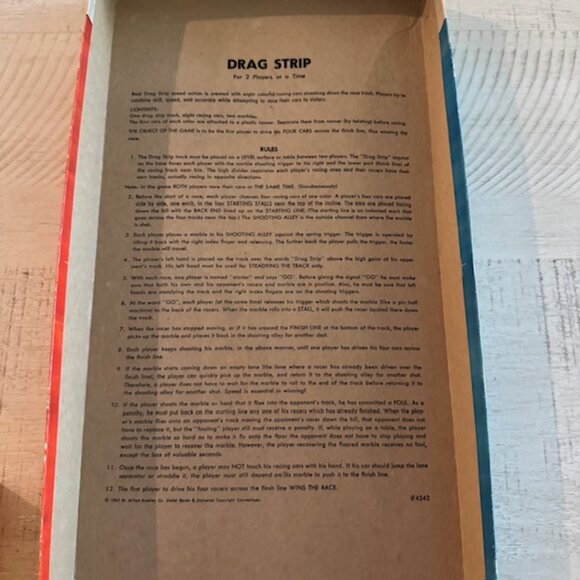 Rare, vintage 1965 Milton Bradley Drag Strip #4542 - Picture 5 of 9